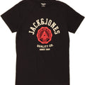 JACK & JONES Mens Graphic T-Shirt Top Small Black Vintage Jack & Jones and Second-Hand Jack & Jones from Messina Hembry 