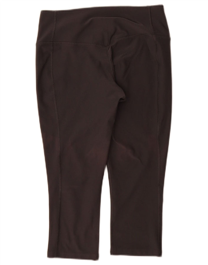 Nike Womens Dri Fit Capri Leggings UK 8 Small Black