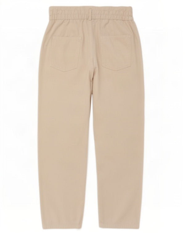 Zara γυναικείο ψηλόμεσο τζιν EU 40 Medium W30 L25 Μπεζ βαμβακερό