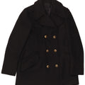 Vintage Womens Pea Coat UK 14 Medium Black