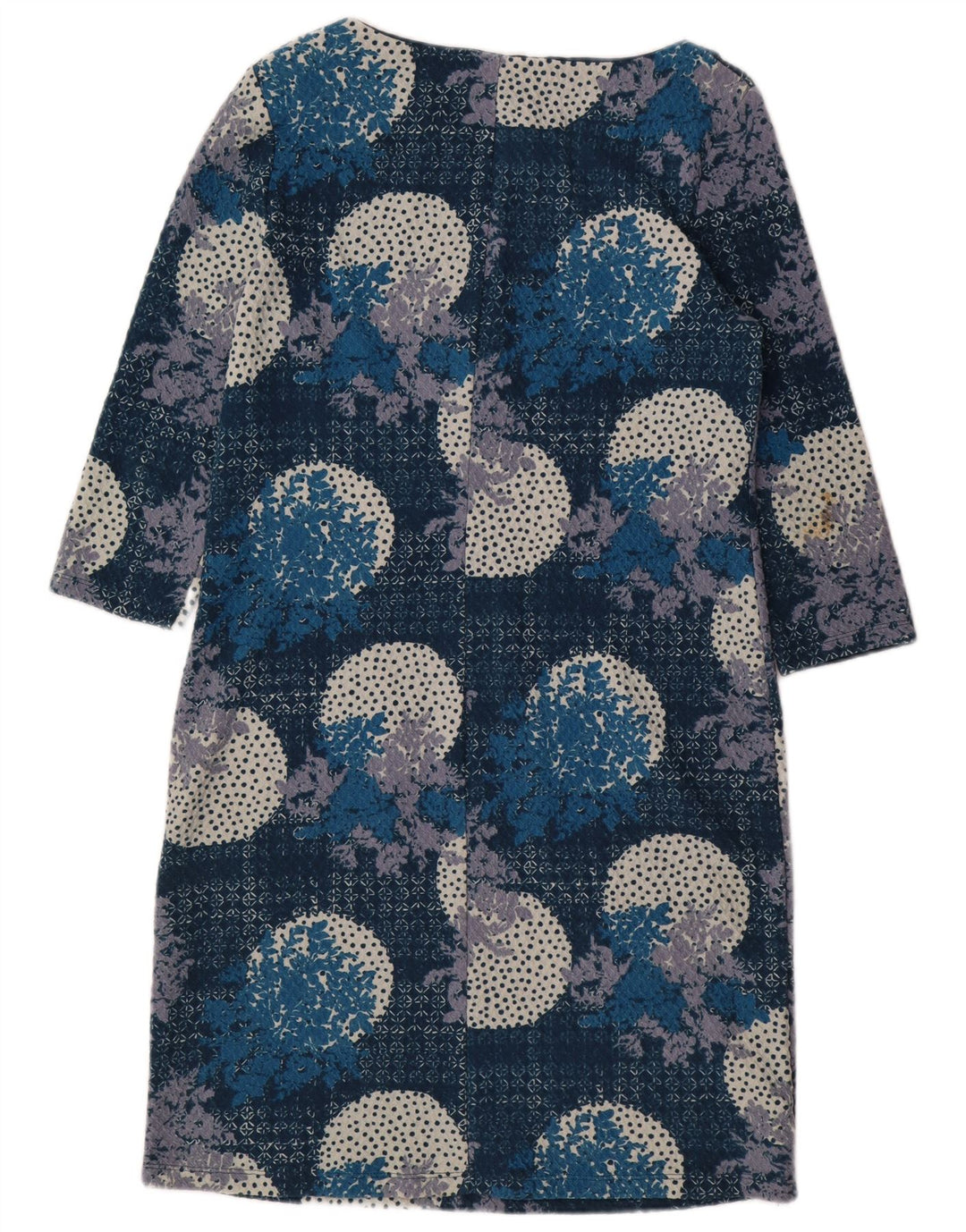 Abito a trapezio con maniche a 3/4 da donna White Stuff UK 12 Medio blu navy floreale