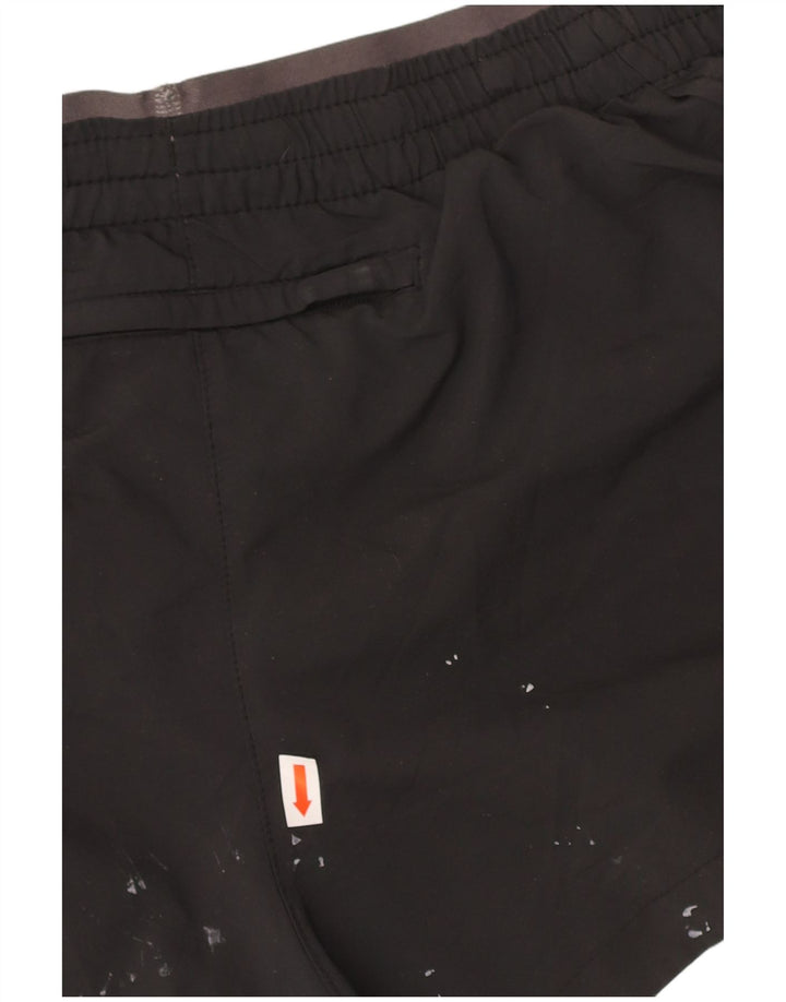 NIKE Womens Dri Fit Sport Shorts UK 14 Medium  Black Polyester