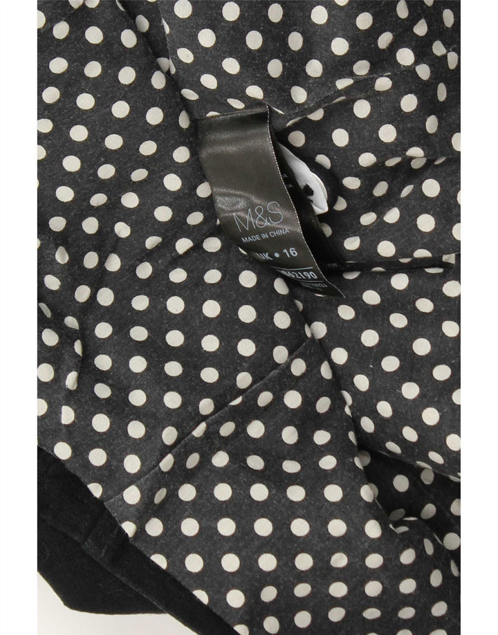 Jaqueta blazer feminina de 3 botões Marks & Spencer Reino Unido 16 grande linho cinza