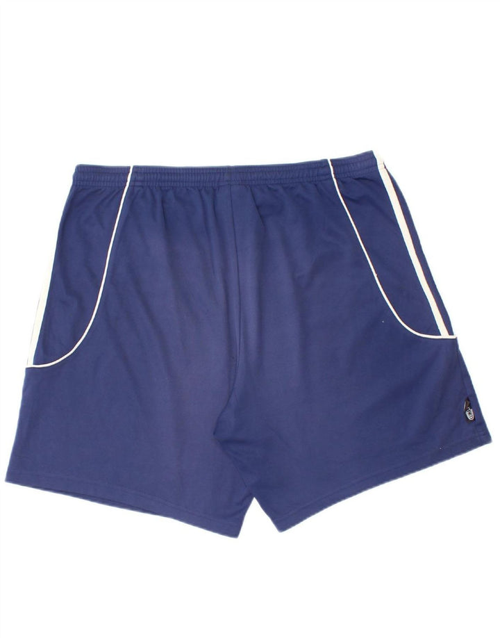 ADIDAS Mens Climalite Sport Shorts Large Navy Blue Polyester