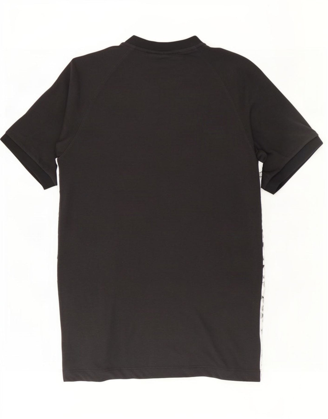 T-shirt grafica da uomo Adidas Top Small nera in poliestere color block