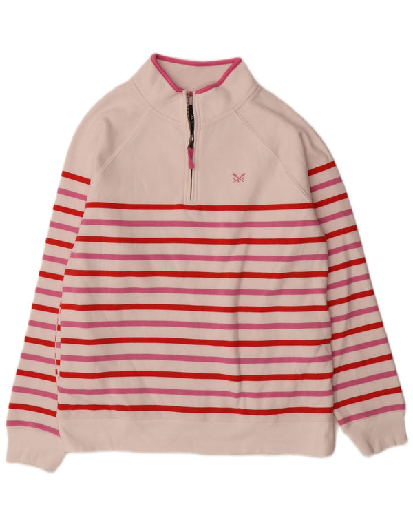 Crew Clothing Womens Sweatshirt Jumper UK 12 Medium Multicoloured Striped