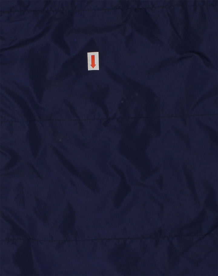 ADIDAS Boys Windbreaker Jacket 7-8 Years Navy Blue Colourblock Polyamide | Vintage Adidas | Thrift | Second-Hand Adidas | Used Clothing | Messina Hembry 