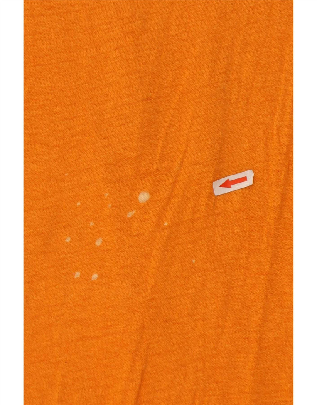 Camiseta feminina Massimo Dutti Top UK 14 Médio Laranja
