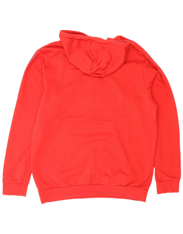 Adidas Hombre Graphic Sudadera con capucha Jumper XL Rojo Algodón