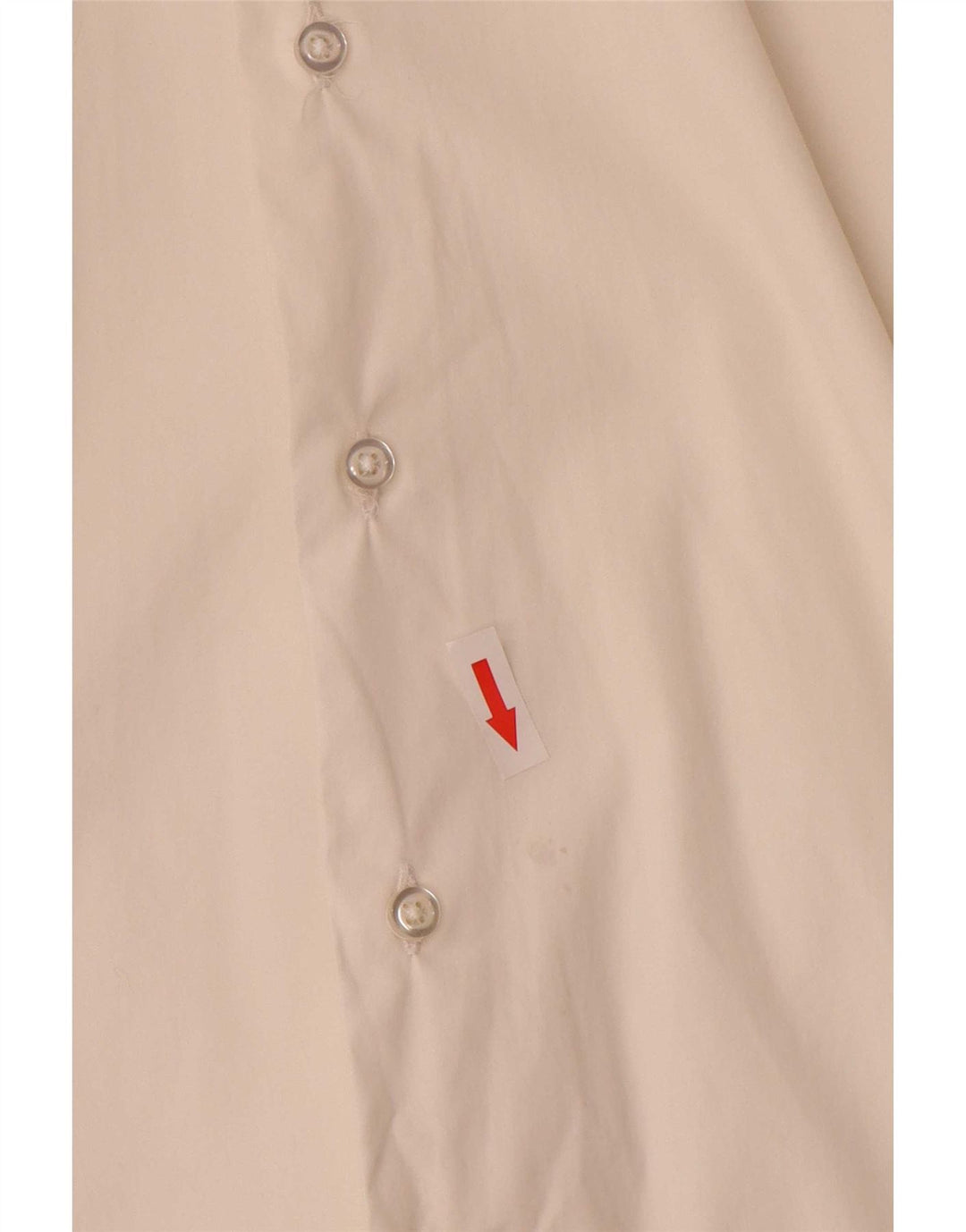 Zara Womens Extra Slim Fit skjorte Stor hvid bomuld