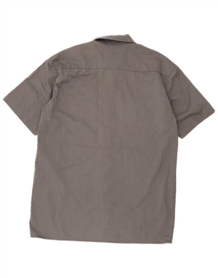 Dickies Mens Short Sleeve Shirt Medium Grey