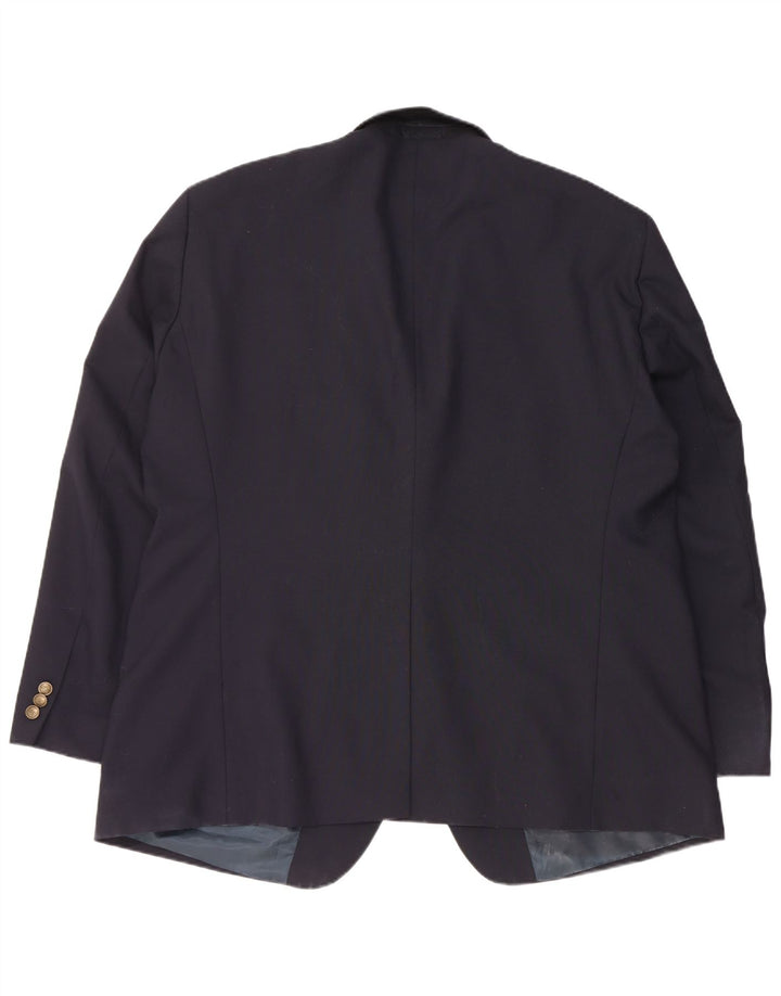 Dockers Veste Blazer 2 Boutons Homme IT 50 Large Bleu Marine Polyester