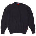 Kappa Pull Col Rond Homme Bleu Marine Moyen Laine