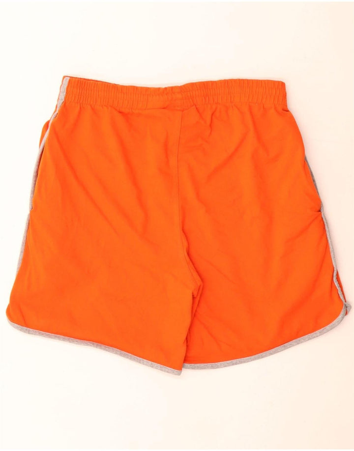 Puma Mens Sport Shorts Large Orange Colourblock Cotton