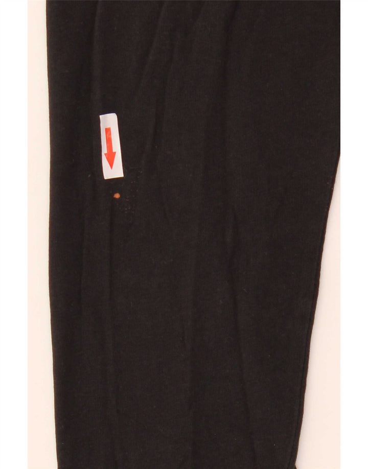 Timberland Mens Slim Fit Top Long Sleeve Large Black Cotton