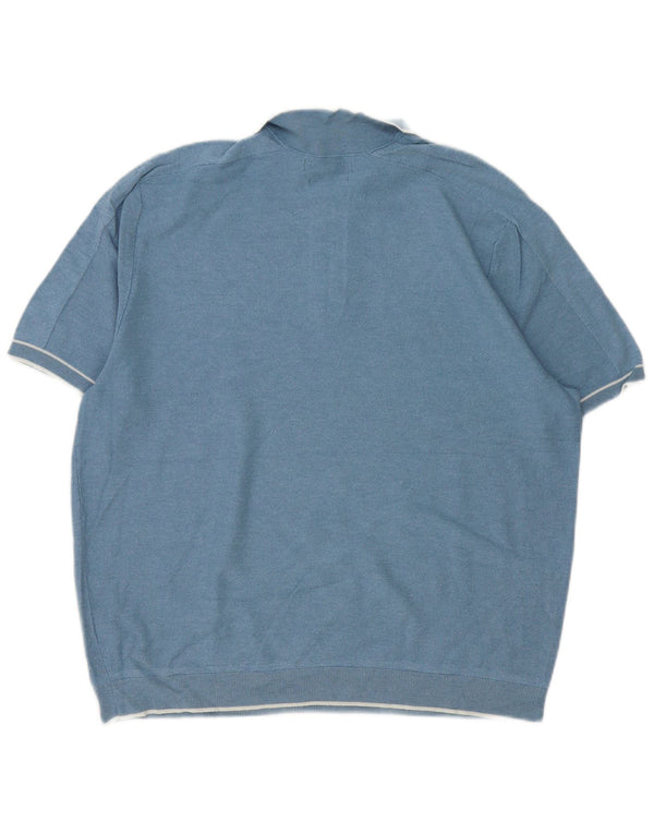 Camisa pólo autograph masculina da Marks & Spencer XL azul viscose