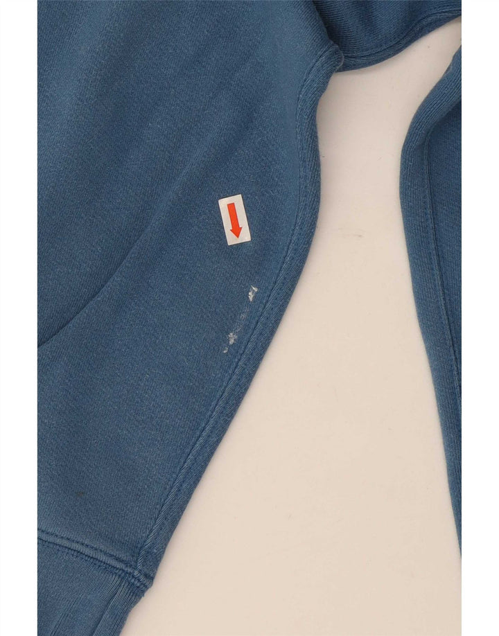 Levi's Mens Graphic Hoodie Jumper Large Blue Cotton