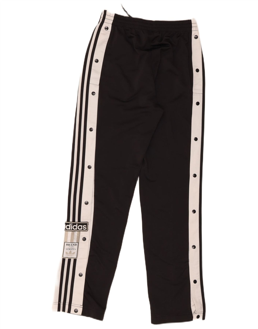 Adidas Womens Tracksuit Trousers UK 8 Small Black Colourblock Polyester