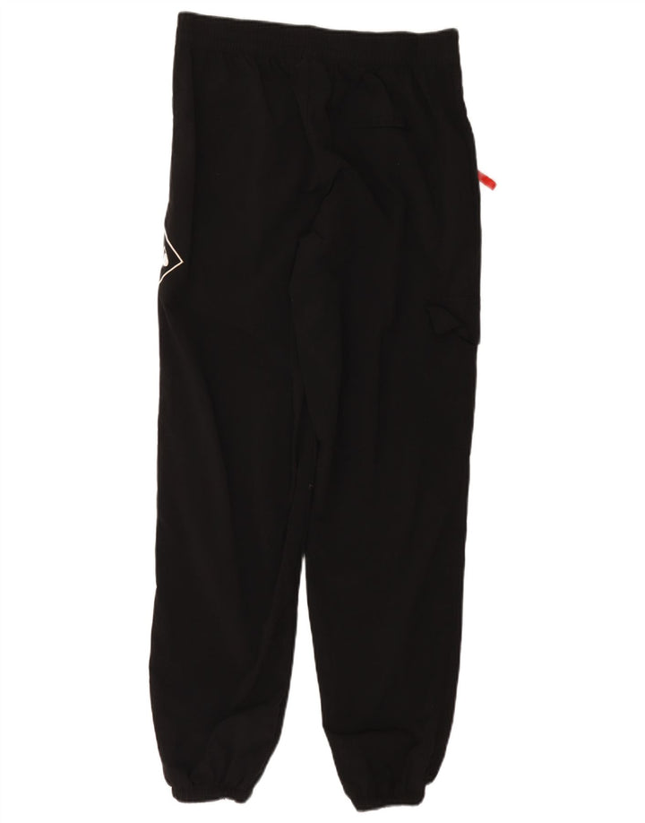 Fila Mens Graphic Cargo Tracksuit Trousers Joggers Medium Black Nylon
