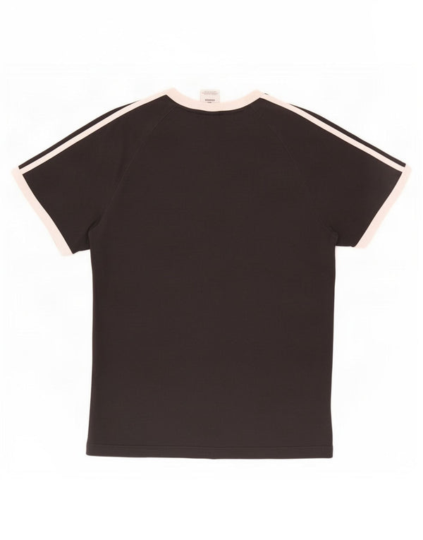 Adidas Męski T-shirt Top Duży Czarny Bawełniany