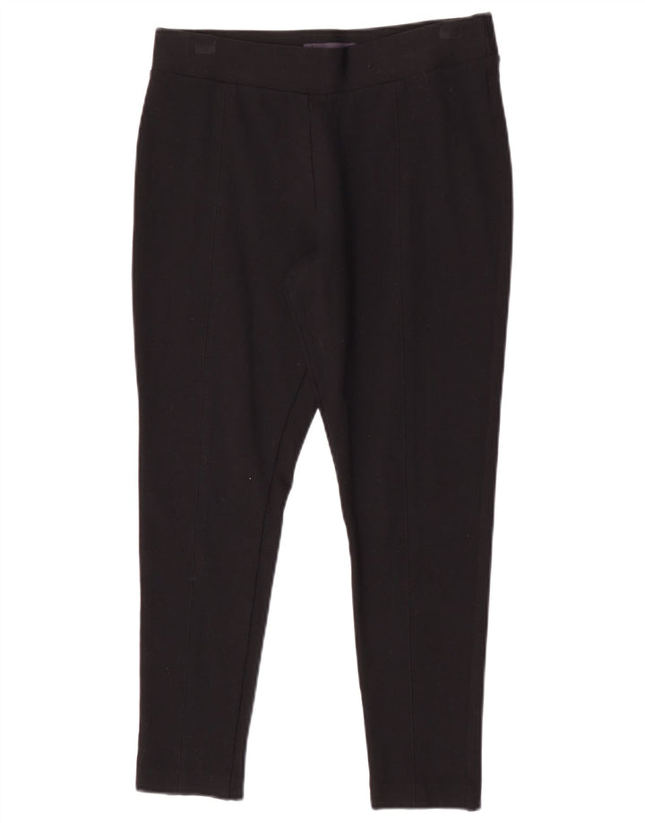 Marks & Spencer Womens Short Leggings UK 12 Medium Black Viscose