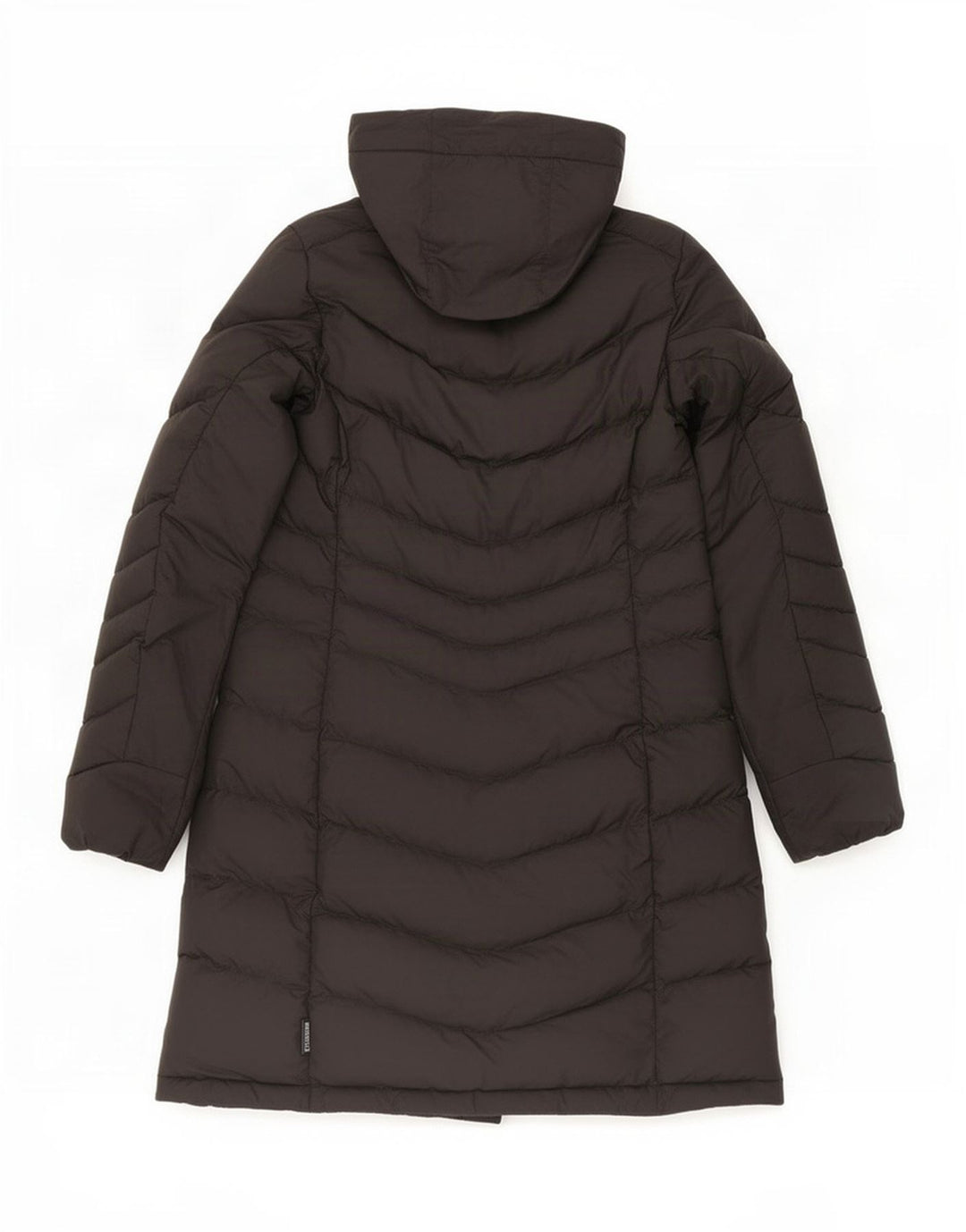 Jack Wolfskin Womens Hooded Padded Coat UK 10/12 Medium Black Polyester