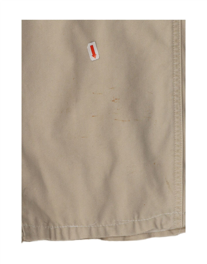 MURPHY & NYE Mens Straight Casual Trousers W33 L31 Beige Cotton Vintage Murphy & Nye and Second-Hand Murphy & Nye from Messina Hembry 