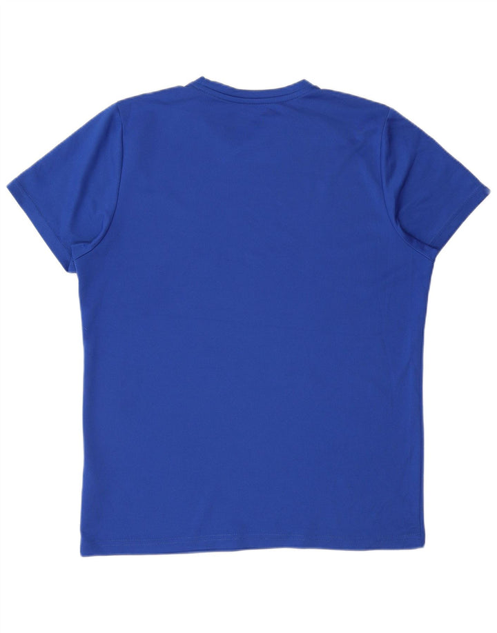 Asics Herre London Grafisk T-Shirt Top Medium Blue Polyester