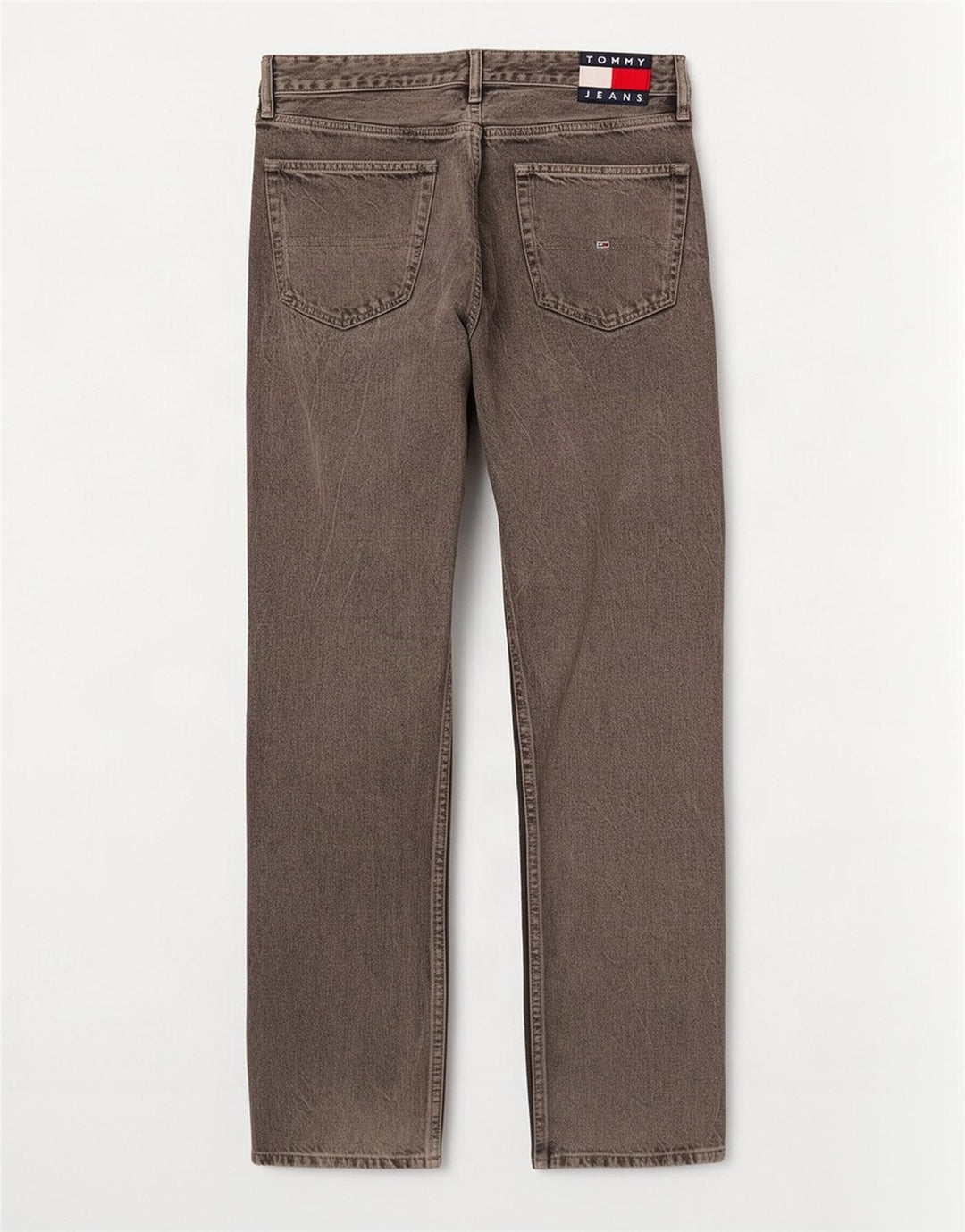 Tommy Hilfiger Straight Jeans til mænd W33 L32 Grå Bomuld