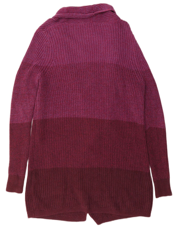 Gap Womens Oversized Longline Cardigan Sweater UK 10 Small Burgundy
