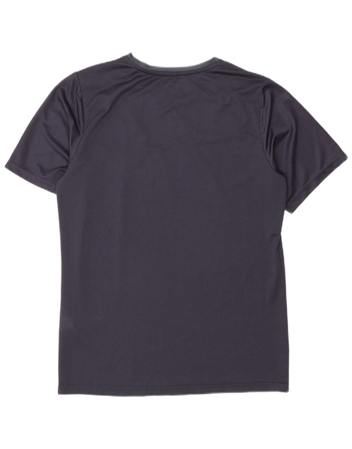 Puma Mens T-Shirt Top Large Navy Blue Colourblock