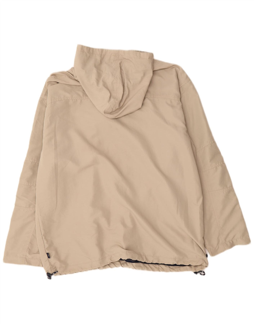 Jaqueta de chuva masculina com capuz Umbro UK 42 XL poliéster bege