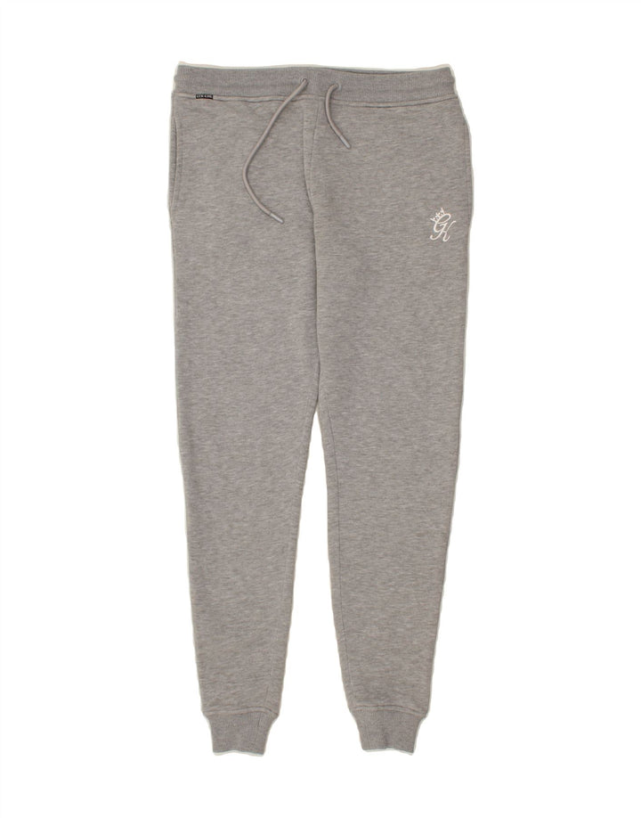GYM KING Womens Tracksuit Trousers Joggers UK 14 Medium  Grey Polyester Vintage Gym King and Second-Hand Gym King from Messina Hembry 