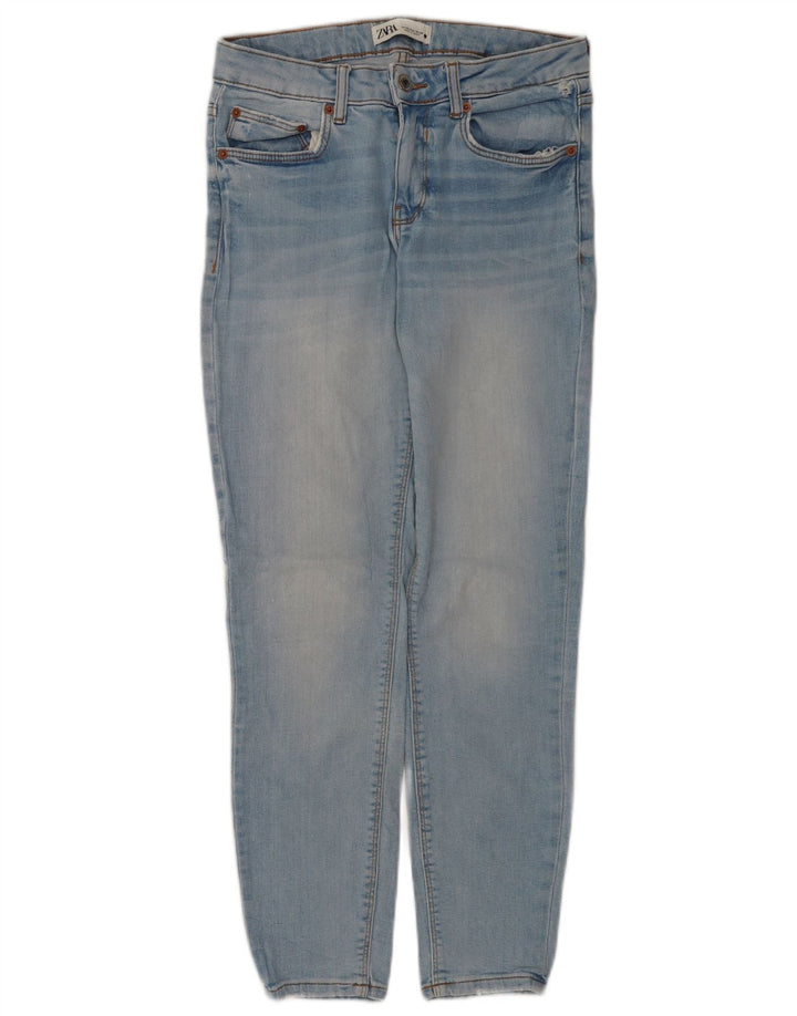 Zara Womens Slim Jeans EU 38 Small W28 L27 Blue Cotton