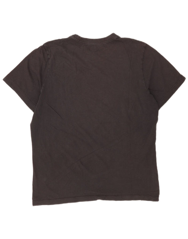 Nike Damen Graphic T-Shirt Top UK 14 Large Schwarz