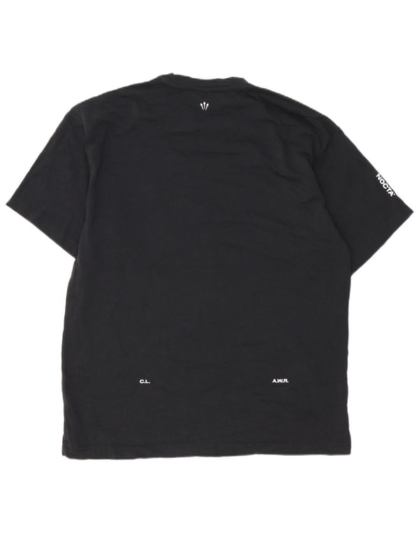 Nike Mens Graphic T-Shirt Top Large Black Cotton