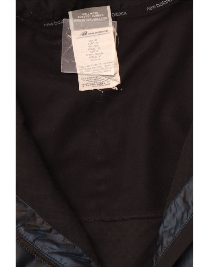 Giacca da tuta da donna NEW BALANCE UK 14 Medium Black Colourblock