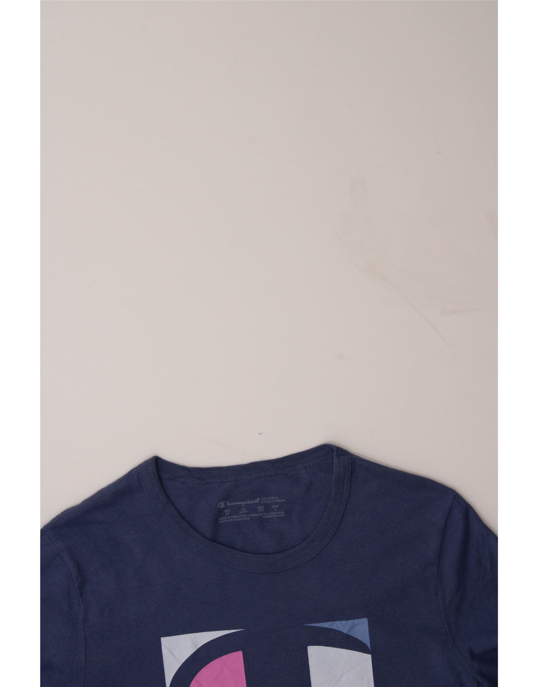 CHAMPION Mens Graphic T-Shirt Top XS Blue Vintage Champion and Second-Hand Champion from Messina Hembry 