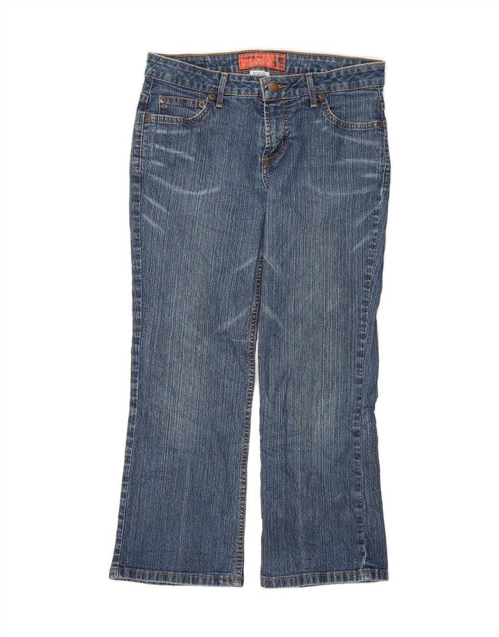 MOSSIMO Womens Bootcut Capri Jeans US 9 Medium W27 L23 Blue Cotton Vintage Mossimo and Second-Hand Mossimo from Messina Hembry 