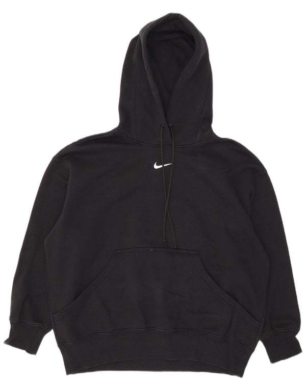 Nike Mens Oversized Hoodie Jumper Small Black Cotton