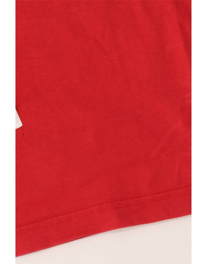 Nike Herre Standard Fit Grafisk T-Shirt Top Lille Rød