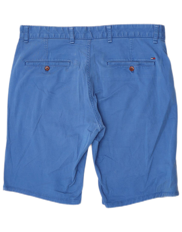 Tommy Hilfiger Mens Chino Shorts  W36 Large Blue Cotton