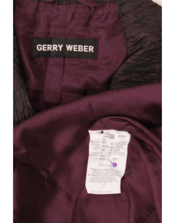 Gerry Weber Giacca blazer a 2 bottoni da donna UK 12 Poliestere viola medio
