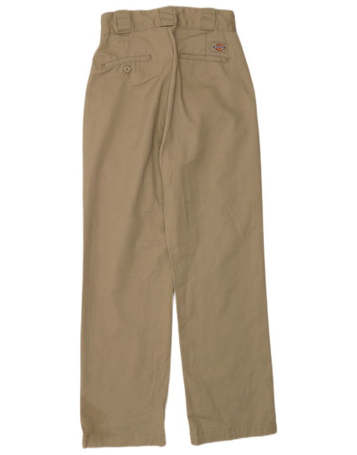 Dickies Womens Straight Chino Trousers W24 L27 Beige