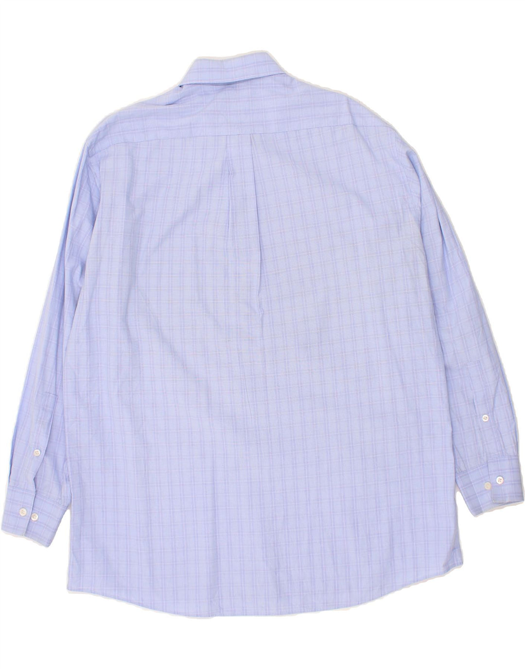 MICHAEL KORS Mens Shirt Size 17 XL Blue Check Vintage Michael Kors and Second-Hand Michael Kors from Messina Hembry 