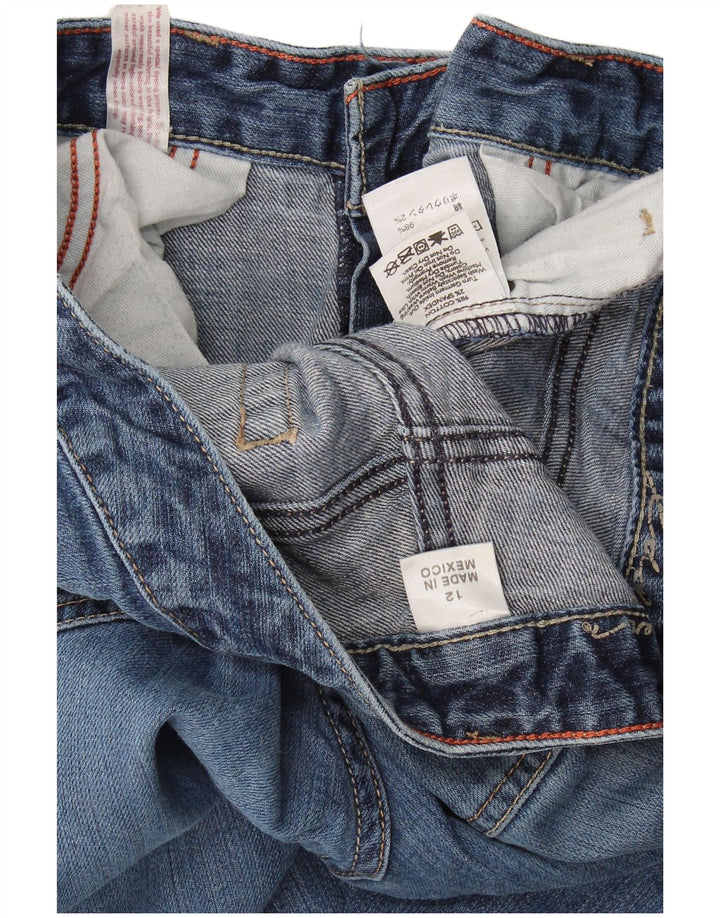 Eddie Bauer Womens Classic Bootcut Jeans EU 12 Large W32 L31 Blue Cotton