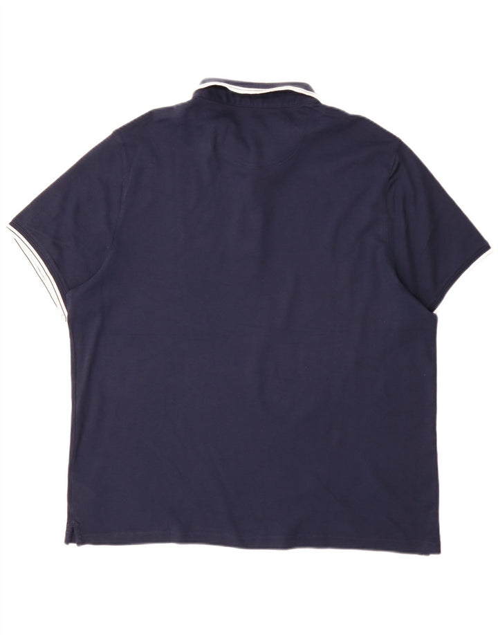 Michael Kors Polo Regular Homme XL Bleu Marine Coton