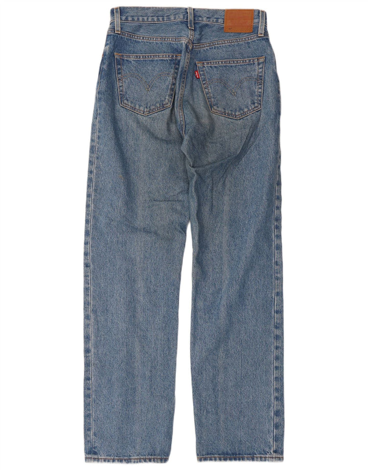 Levi's Womens 501 Straight Jeans W26 L32 Blue Cotton