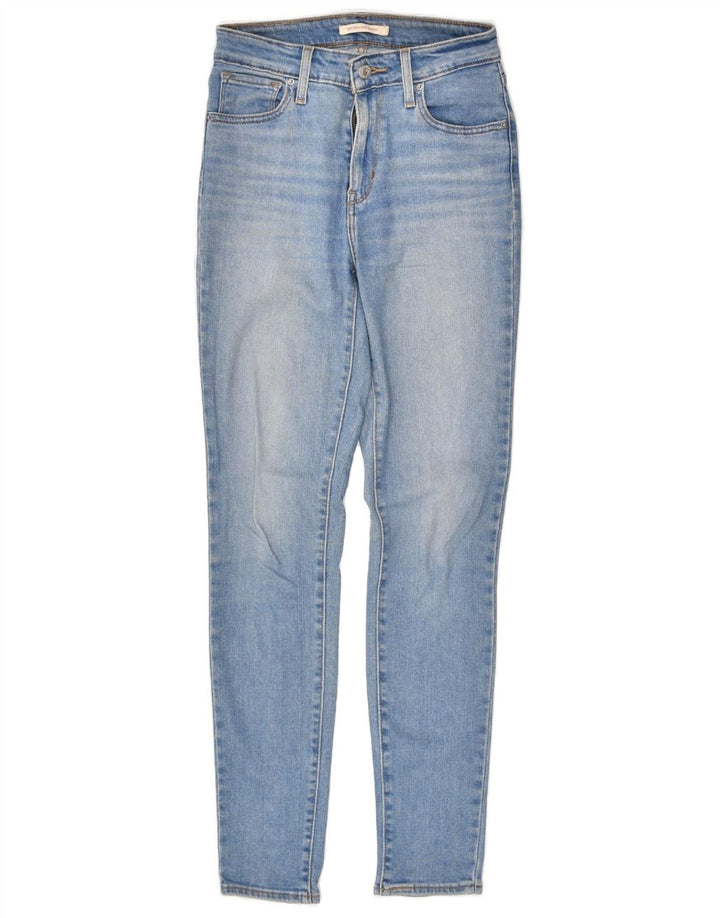 LEVI'S Womens 721 High Rise Skinny Jeans W26 L29 Blue Cotton | Vintage Levi's | Thrift | Second-Hand Levi's | Used Clothing | Messina Hembry 