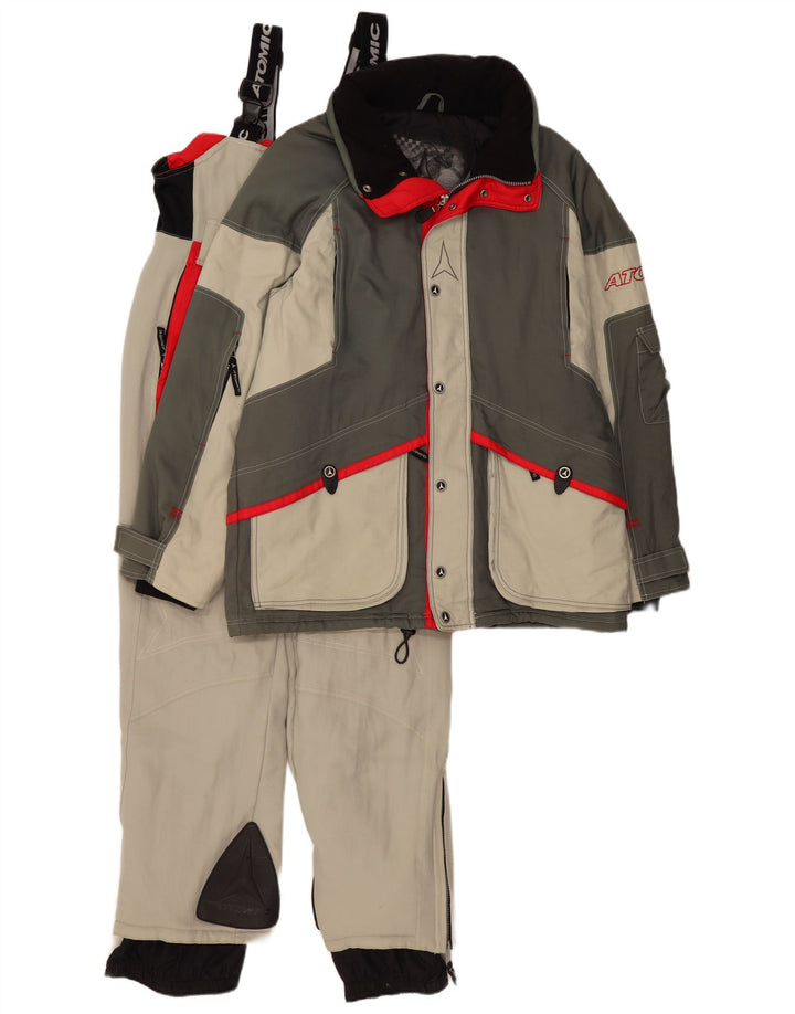 Atomic Set da 2 pezzi da sci grafico da uomo UK 38 Blocco colore grigio medio